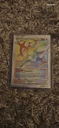 Card pokemon Arceus rainbow Vstar in folie si sigiliu