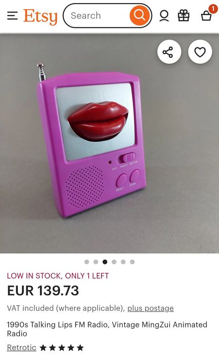 Radio scan WF-2148 L , cu buze mișcătoare, FM-BAND
Radio vorbitor din