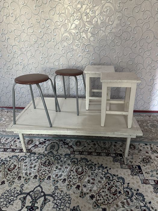 Жер стол + стуля