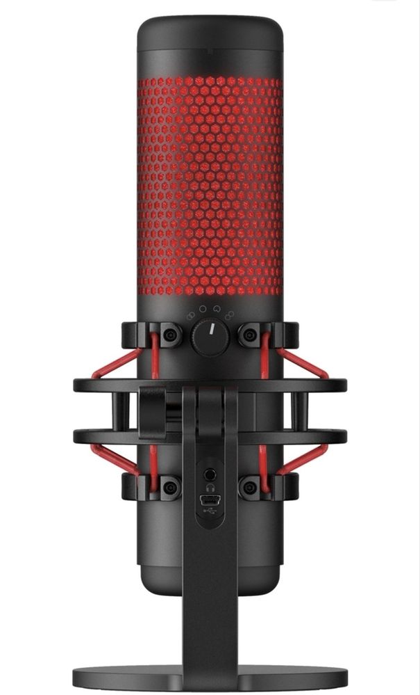 Миурофон Микрофон HyperX Quadcast в идкальном состоянии со стойкой