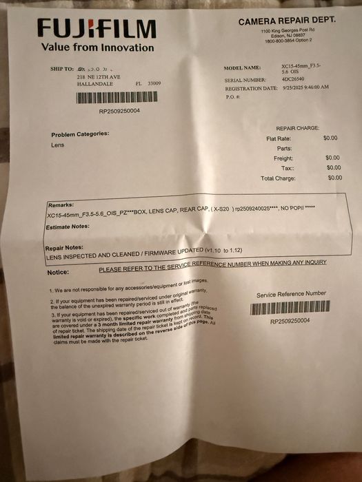 Fujifilm X-S20 cu obiectiv XC15-45mm F#3.5-5.6 OIZ PZ. 2,088 cadre