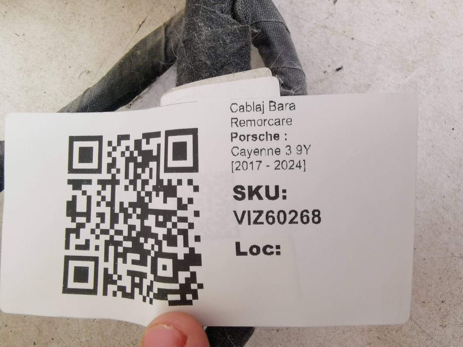 Порше Каен / Porsche Cayenne 3 9Y [ - ] Оригинален кабел за теглич в д