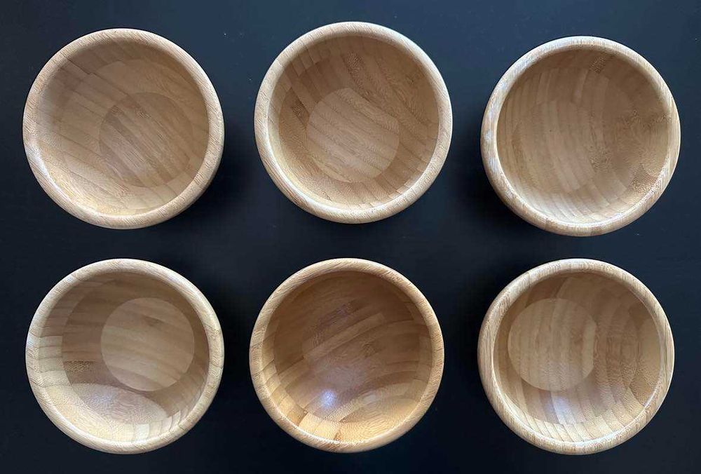 Продавам два сета бамбукови купи от ИКЕА - малък и среден размер