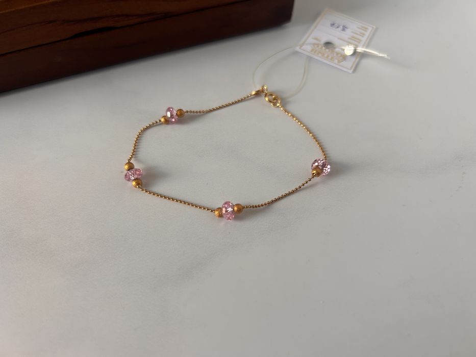 Золотой браслет, 750 проба, 18 размер