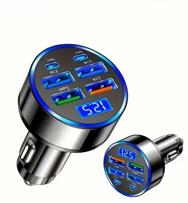 Fast Charger Priza Auto Tip C 12/24V