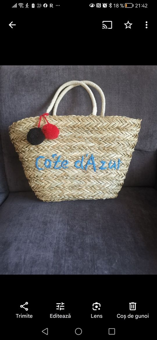 Cos pentru plajă