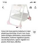 Scaun bebe cu masuță