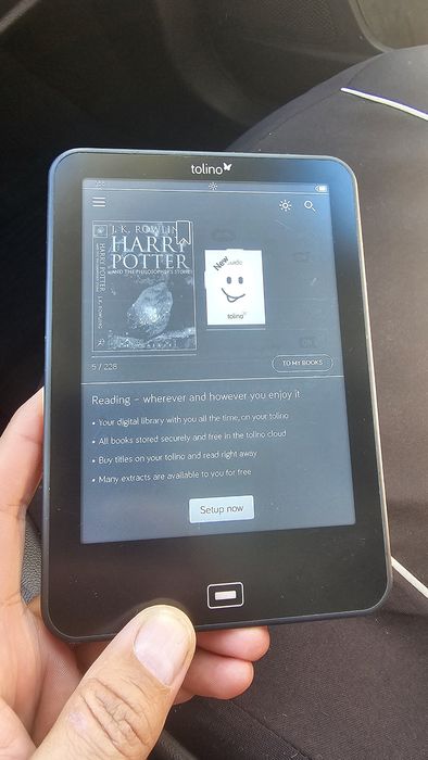 Ebook reader Tolino Vision 3HD, dark mode, ,  5000 cărți