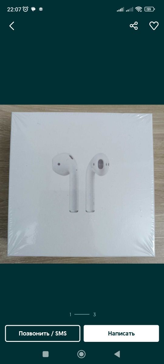 Airpods yangi ,original seriyniy