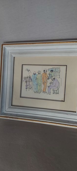 Tablou vechi,semnat,deosebit,de colecție.