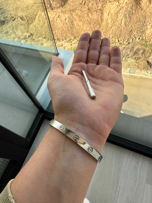 Bratara Love Cartier Silver dama 16