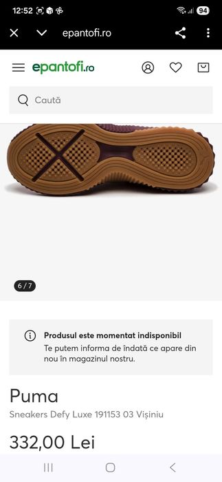 Adidași Puma,nr 38/24 cm