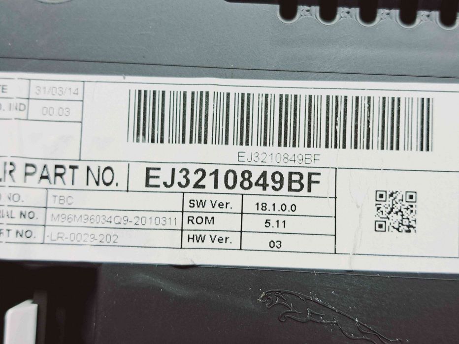 Ceas bord LAND ROVER Range Rover Evoque [Fabr 2011-2018] EJ32-10849-B