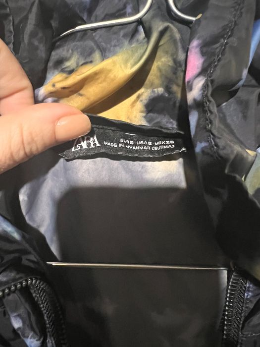 Jachetă stil hanorac zara din fas S