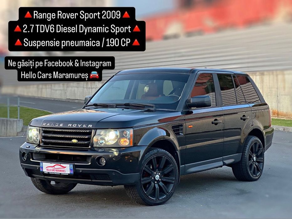 Land Rover Range Rover Sport Dynamic Sport 2.7 TD Suspensie Interior Maro