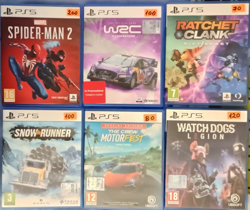 Joc urî PlayStation 5 PS5 spiderman snowrunner wrc ratchetclank