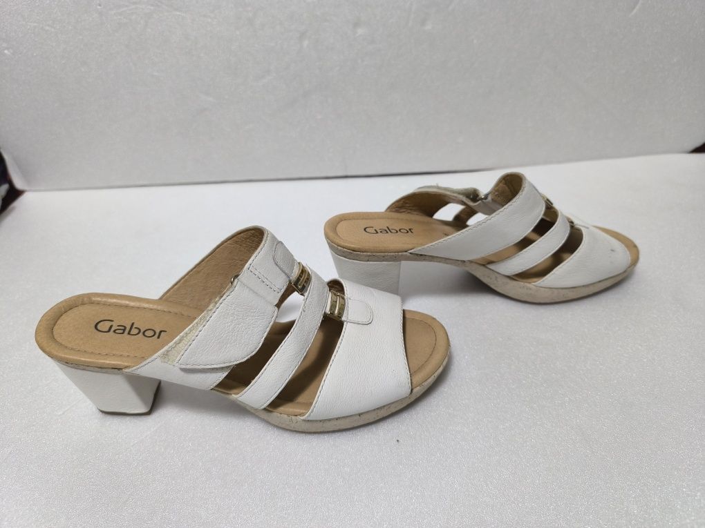 Saboți noi, piele, Gabor, nr 38 G(UK 5 G)