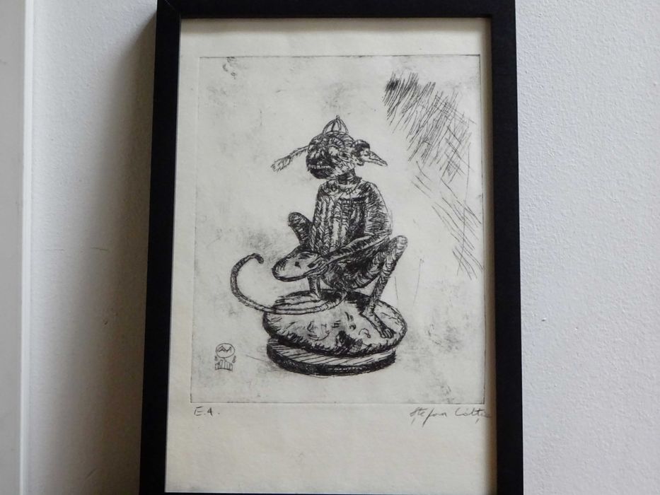 Gravura, Stefan Caltia ‘Personaj de circ’