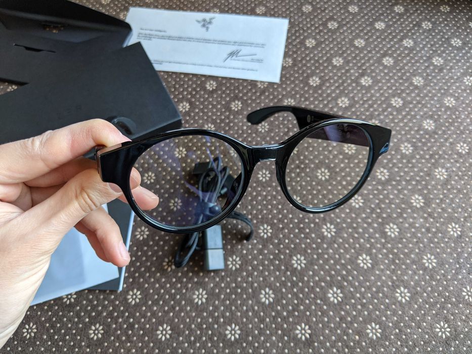 Умные аудиоочки Razer Anzu защита от синего излучения и от солнца