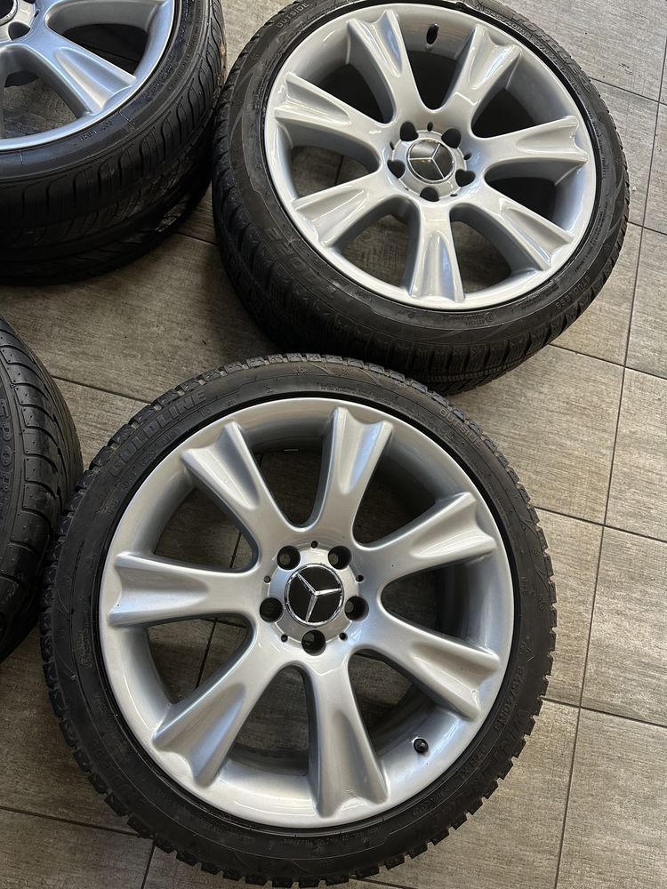 Jante cu anvelope MERCEDES CLS Eclass 5x112 R18 8,5J 9,5J