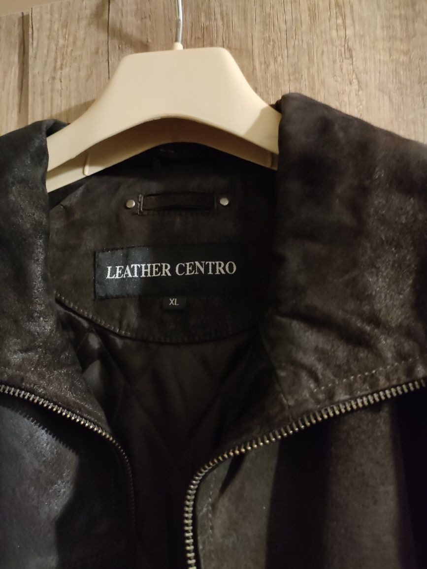 Vând Geaca Piele XL 54 bărbați, Brown, maro