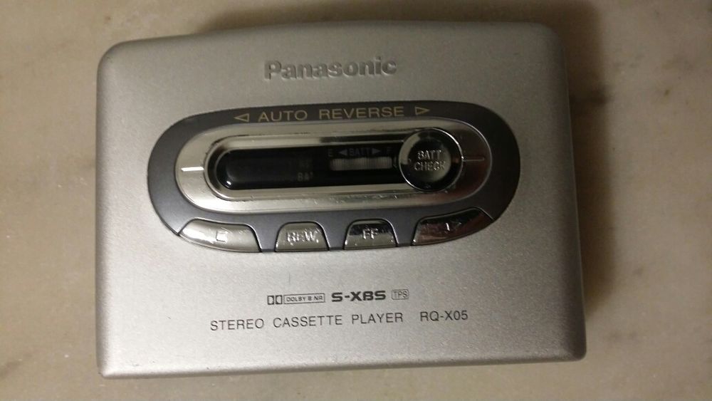 Panasonic Player Stereo Cassette Panasonic RQ-X05 Stereo S-Xbs