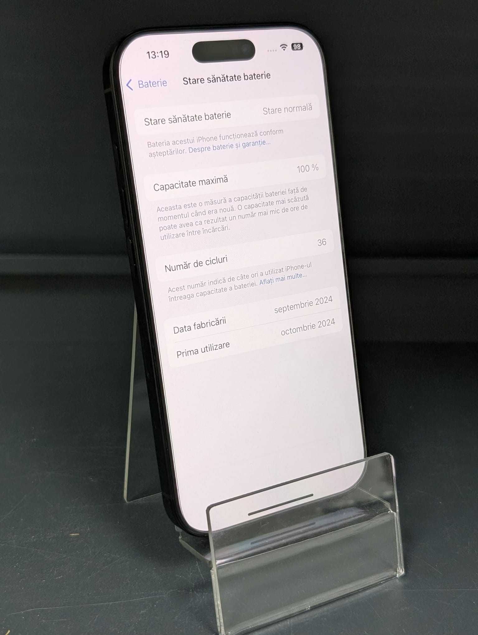 Telefon Apple iPhone 16 Pro, 128GB, Cod - 75948
