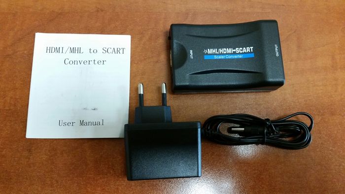 Конвертор HDMI към Scart / HDMI to SCART / SCART to HDMI
