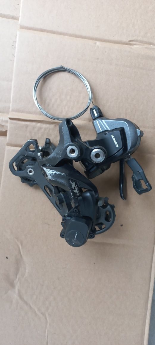Shimano xt 8000 11 скорости,  дерайлоьр и команда