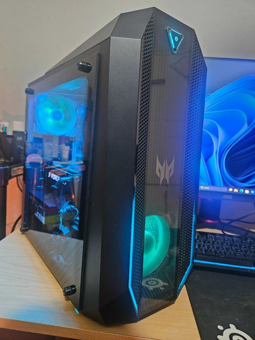 ОТЛИЧЕН Геймърски компютър + ПОДАРЪК! Acer Predator i7-10700 /RTX 2060