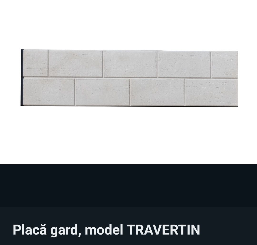 Prefabricate din beton, placi de gard/placi decorative