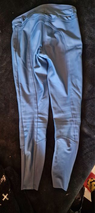 Тъмно син кожен брич за езда размер м