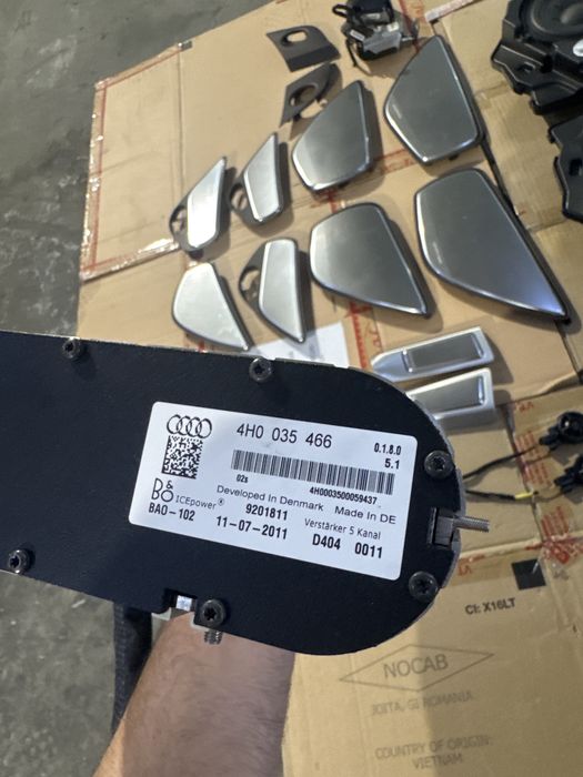 Sistem Bang&olufsen Boxe/Amplificator Audi A8/S8 D4 2011-2018 Complet