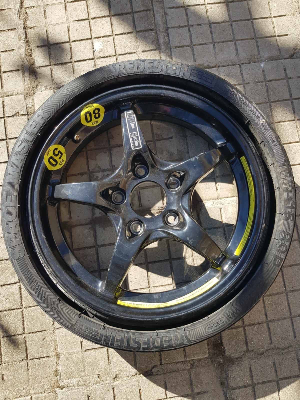 Оригинална резервна гума тип патерица за w203