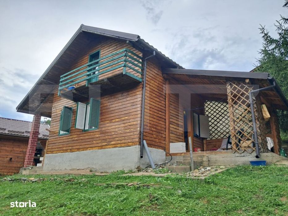 Cabana finalizata, cu teren Muntele Rece