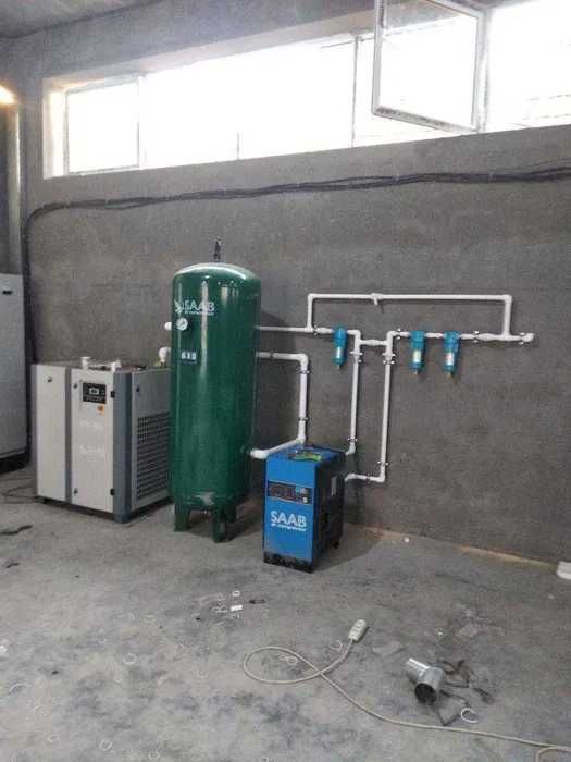 АКСИЯ/Винтовой компрессор 7,5квт. Vintovoy Kompressor 11kw Kомпрессор