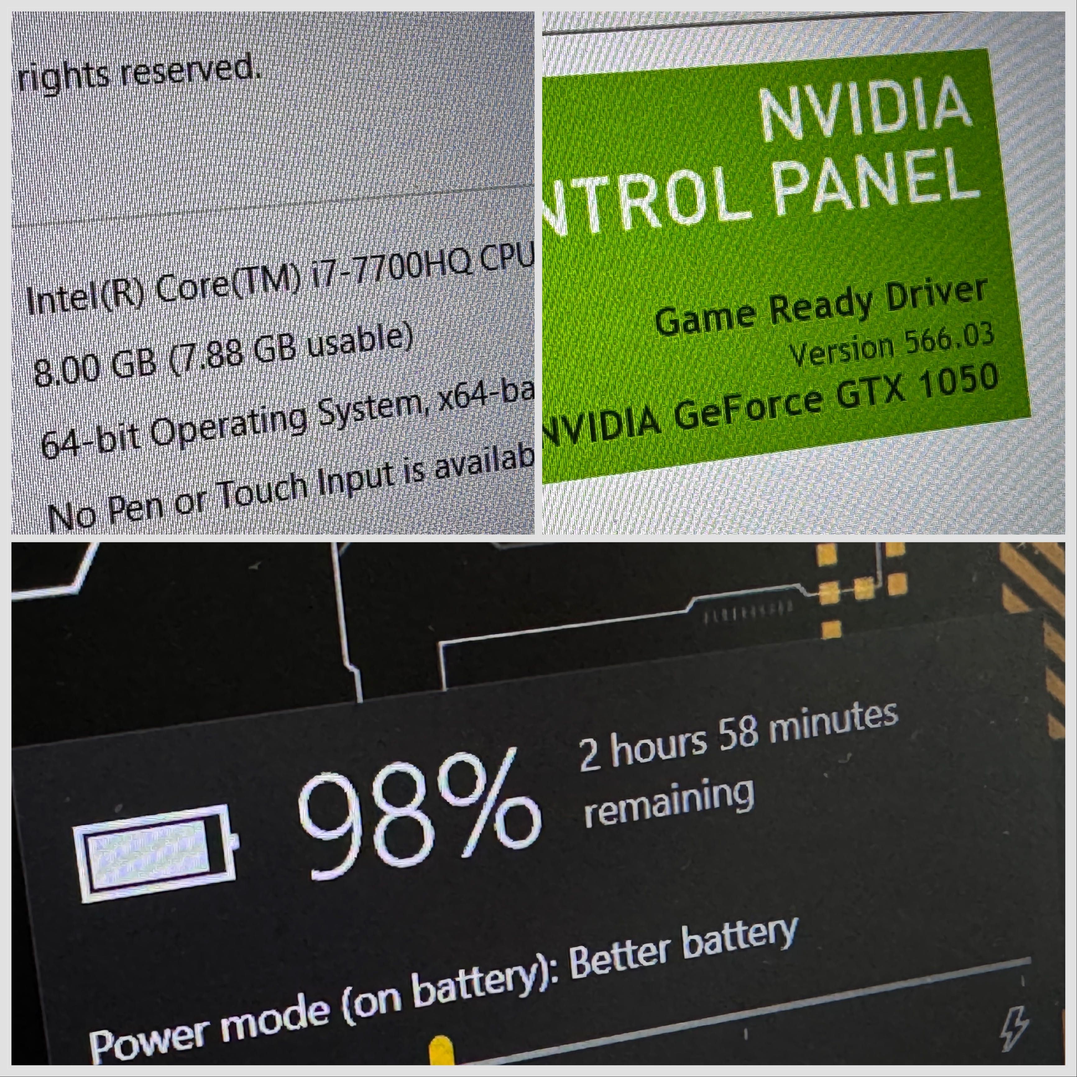17.3 IPS FHD/GTX 1050 4GB /i7 7700HQ /1000GB/8GB рам/ TUF ASUS