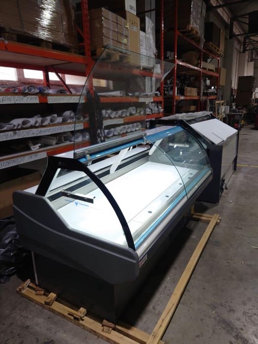 Vitrina orizontala NARO 150cm / INOX / Ventilata