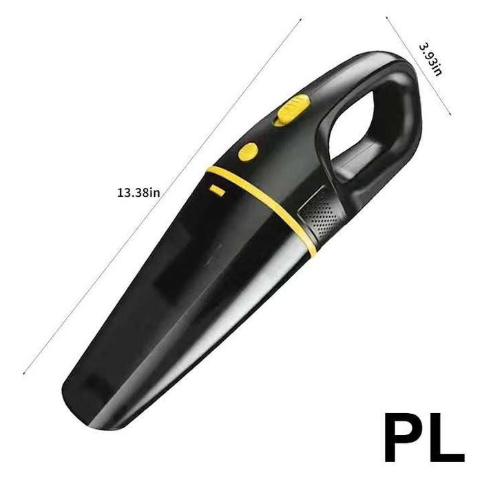 „Автомобилна прахосмукачка 12000Pa – мини, с USB, аксесоари“