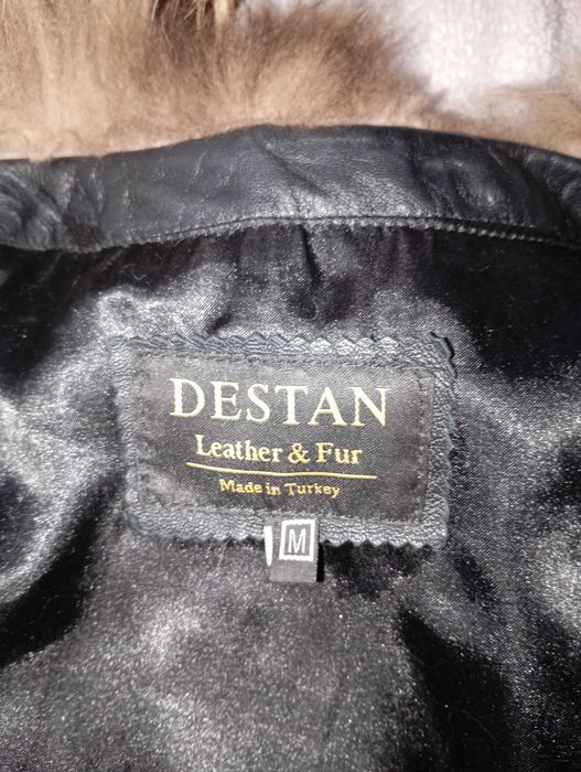 Кожено дамско палто