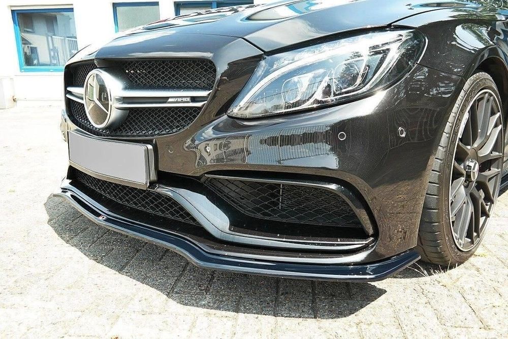 Спойлер за предна броня maxton design за mercedes benz w205 c63 (2014-
