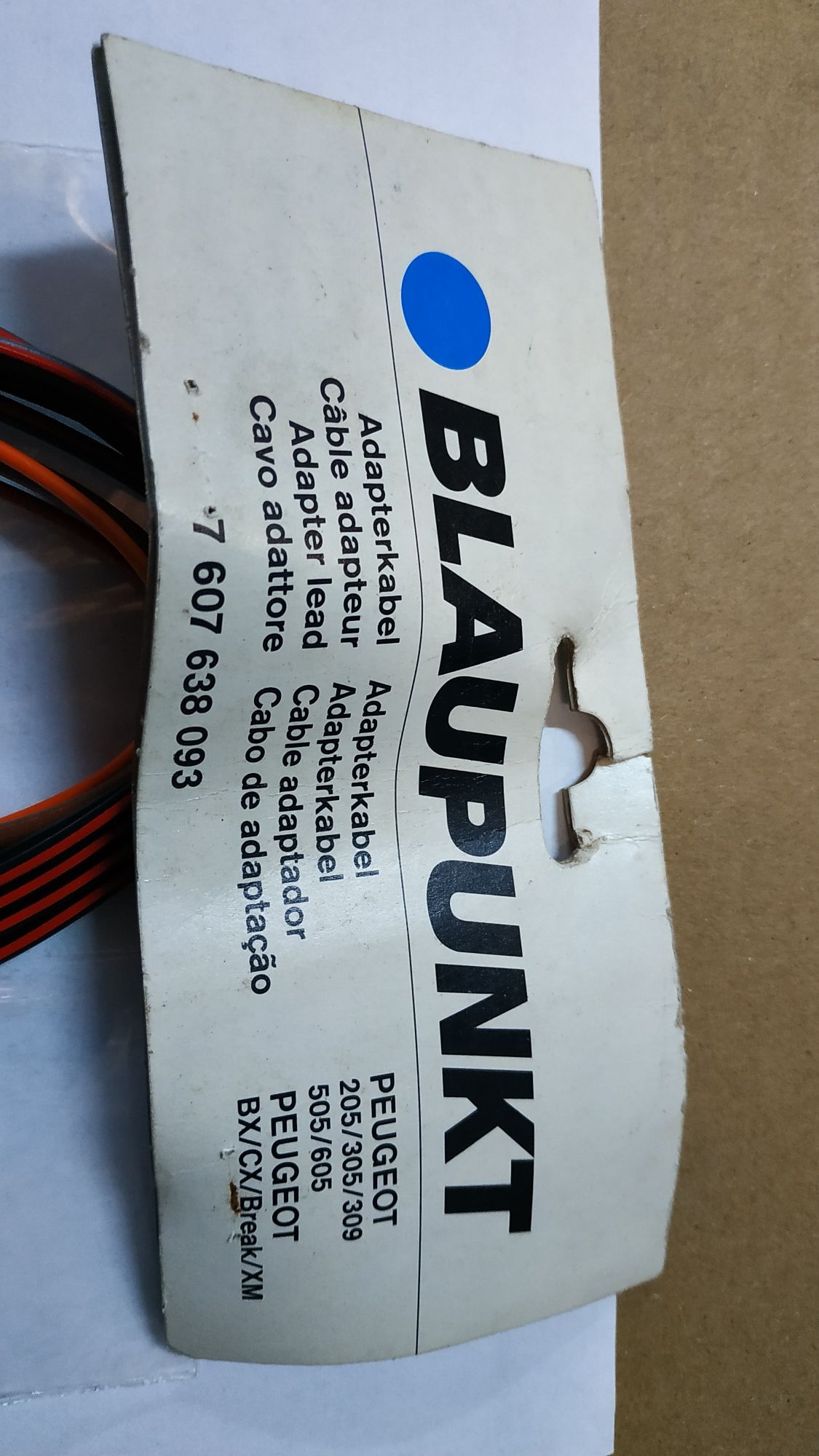 Cablu adaptor blaupunkt peugeot