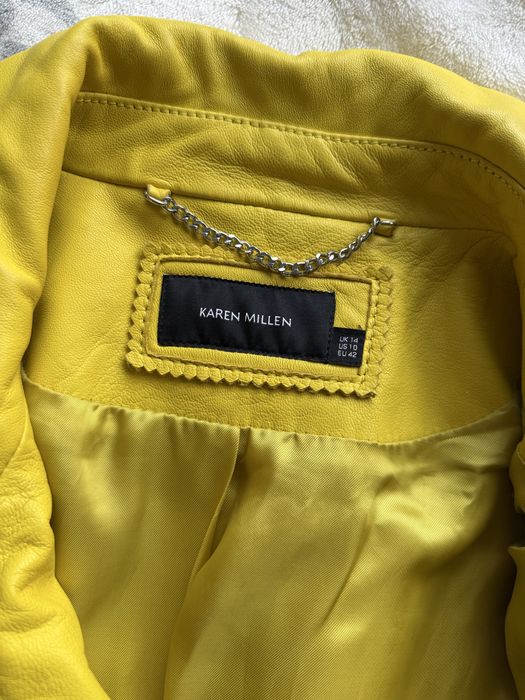 Geacă galbenă Karen Millen – Mărimea EU 42 – 400 lei