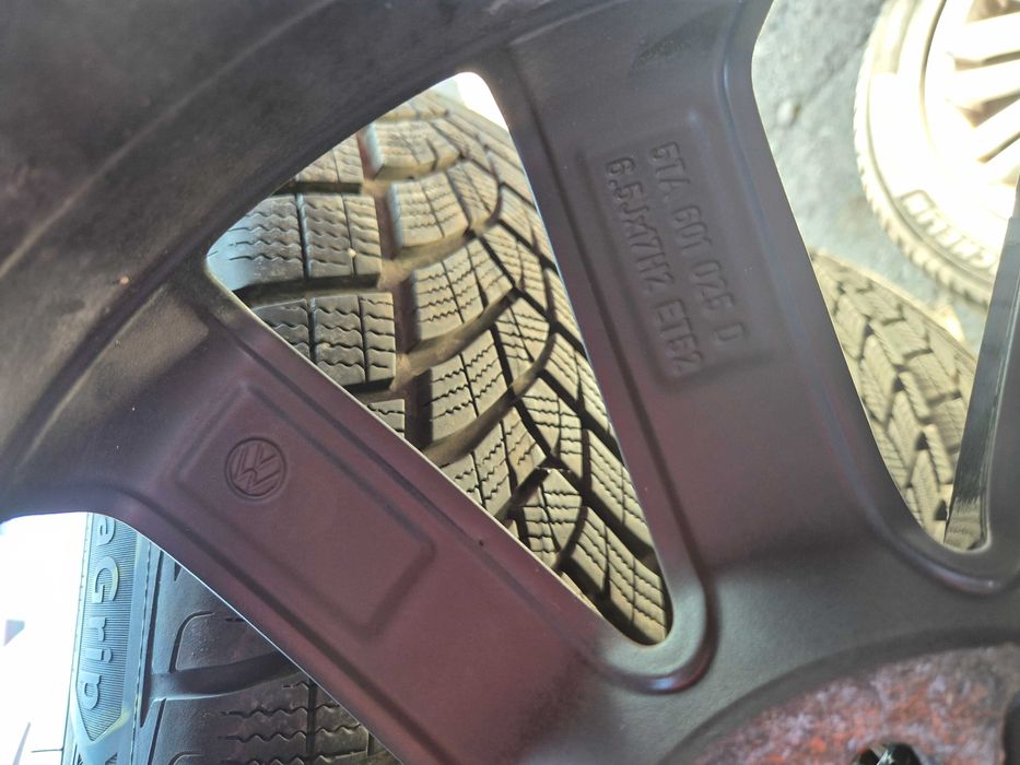 Roti Jante Anvelope 5x112 215/55/17 - OEM VW Sharan Tiguan Passat Golf