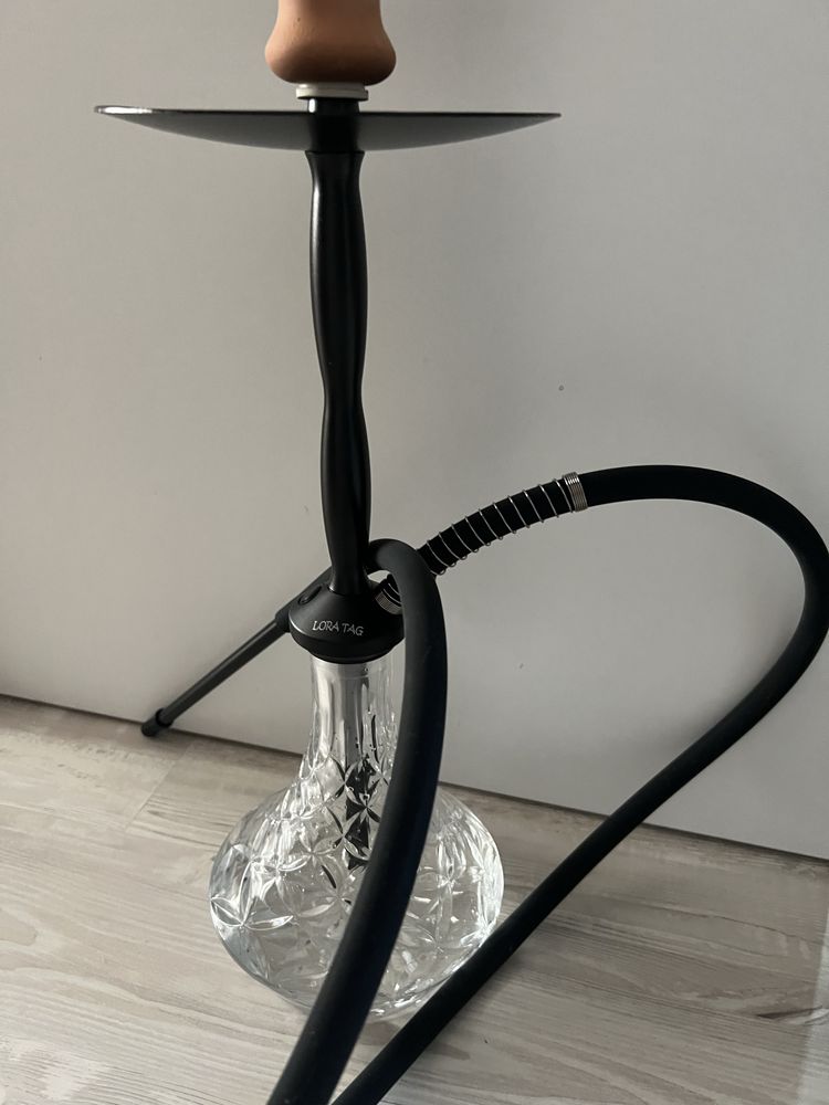 Narghilea mare 55cm NOUA cutie— NEAGRA nicotina petreceri