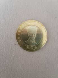 Монета 5 лири Турция 2023 100 г.
