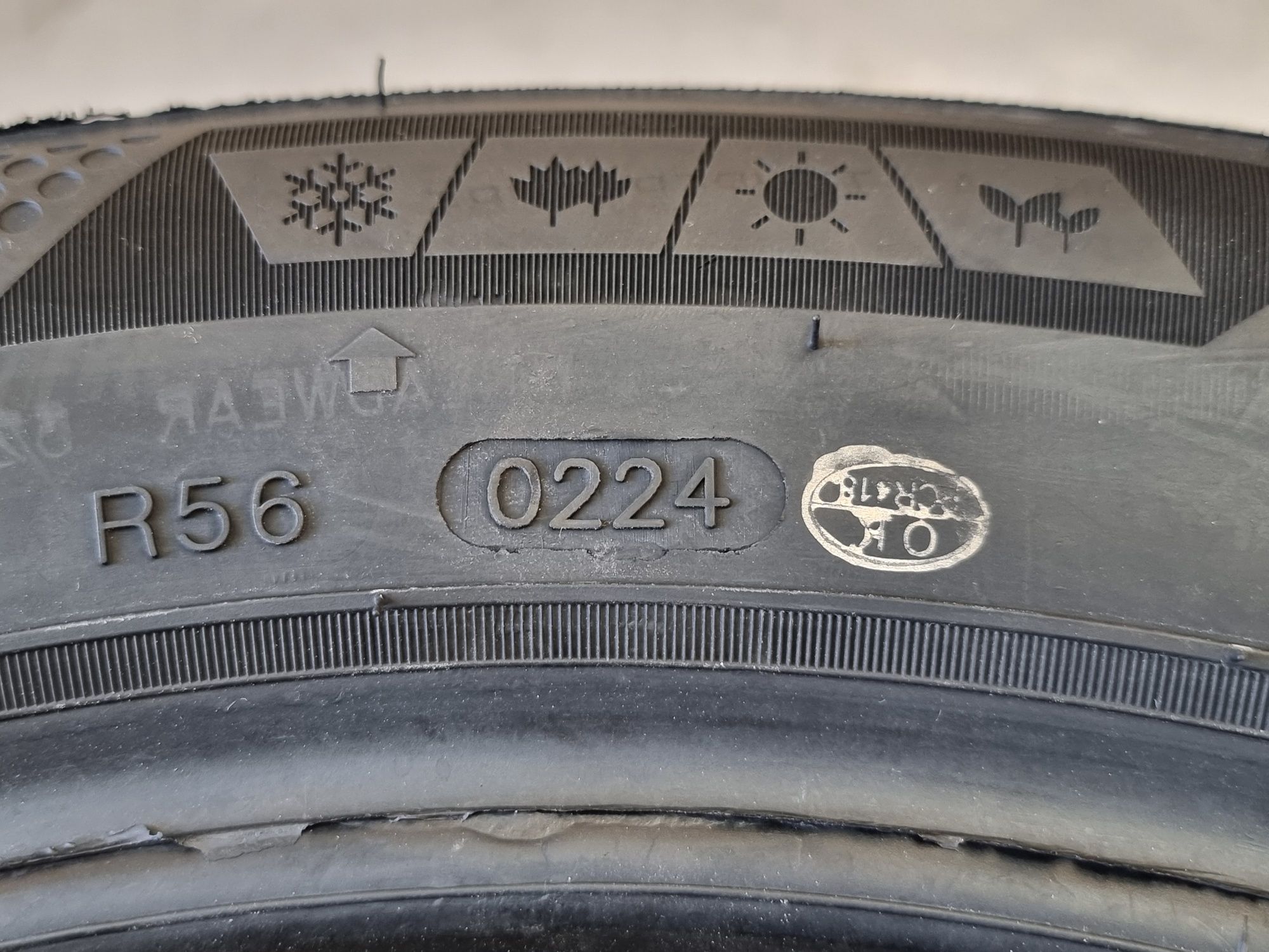 "DOT 24" 205/50/16 Imperial 4Броя: 360лв 8мм като Нови