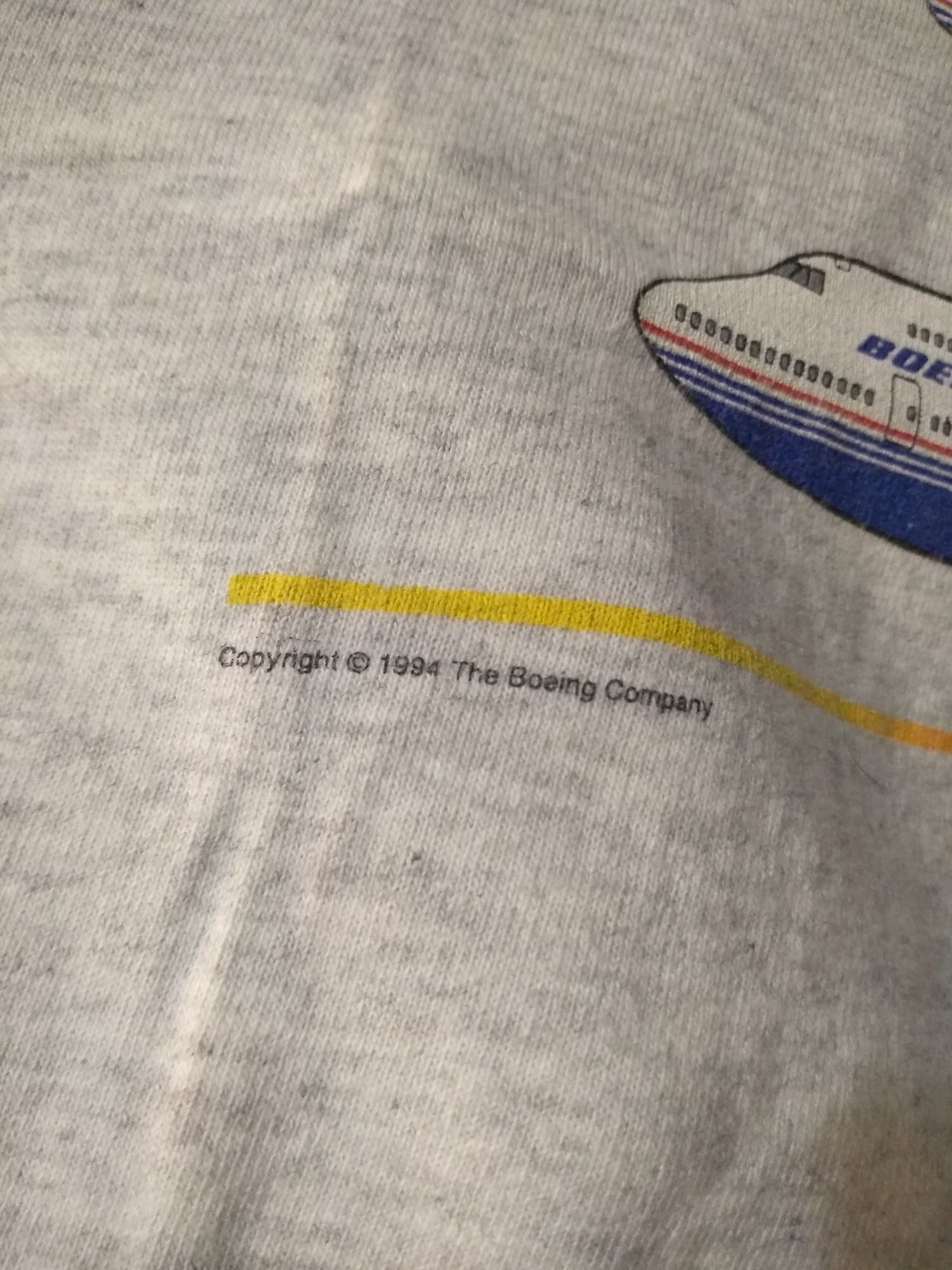 Vintage 90's Seattle Boeing Art T-shirts