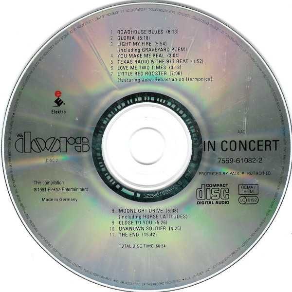 2xCD The Doors - In Concert 1968 -1970