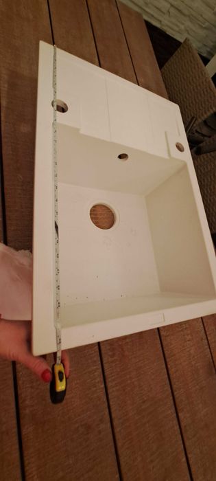 Vand chiuveta granit alba